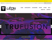 Tablet Screenshot of leonsportbrand.com